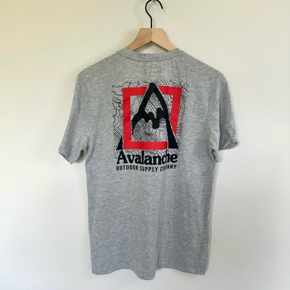 Avalanche Men’s Grey Medium Short Sleeve Shirt Top - Picture 1 of 4